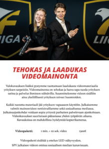 tehokas ja laadukas videomainonta